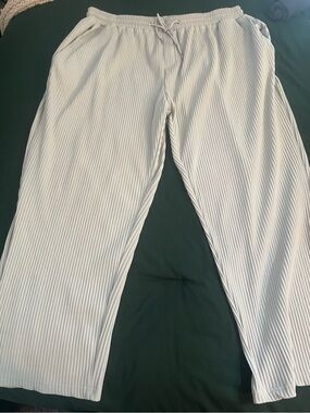 Boohoo Men's Light Blue Textured Pants